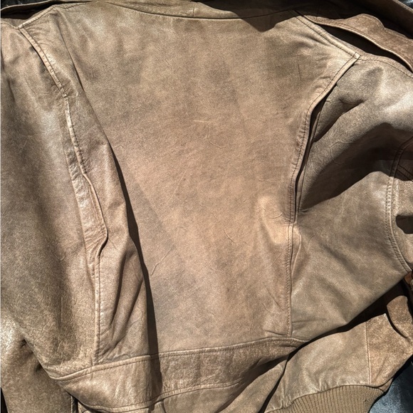 Vintage Brown Leather Jacket - Picture 11 of 13